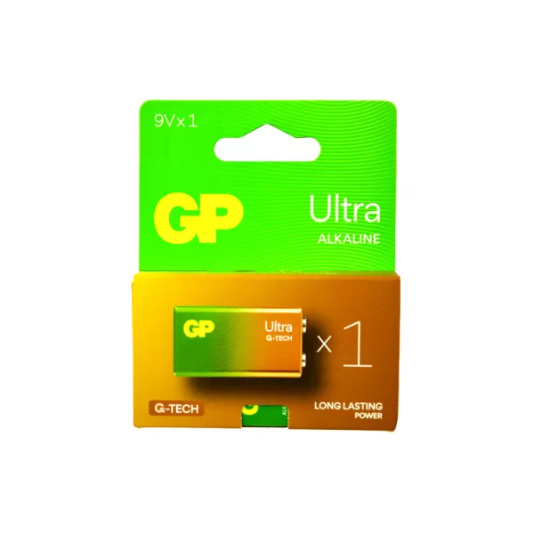 GP Ultra Alkalická 9V Baterie 1ks
