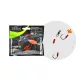 Wizard Monster Surface Livebait Double Mono Rig 7/0+9/0 Round 80cm Dvojitý háčkový monofilní návazec