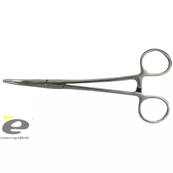 Hemostatická pinzeta 15 cm Zahnutá