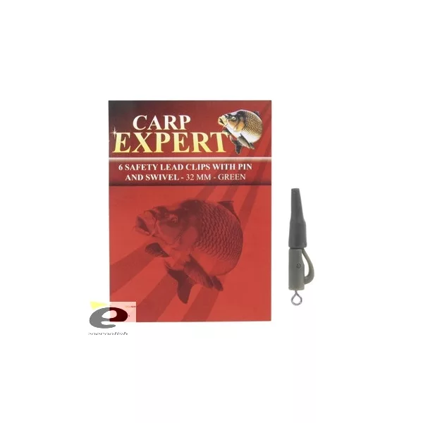 Carp Expert Bezpečnostní očko na olovo s obratlíkem