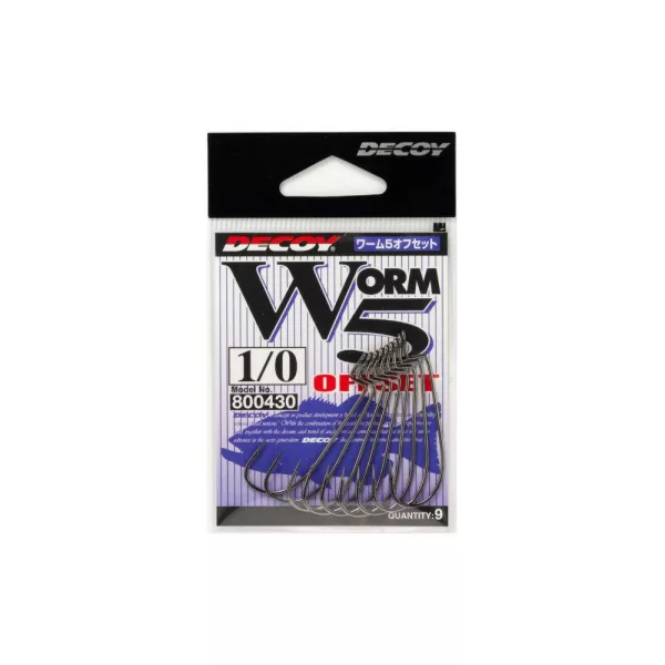 Decoy Worm 5 6 Offset Háček 9ks