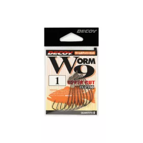 Decoy Worm 9 Upper Cut 1/0 Offset Háček 9ks