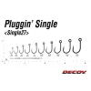 Decoy 27 Pluggin Single #3/0 Jednoháček s očkem a protihrotem pro dravce 7ks