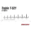 Decoy T-S21 Belly Hook #3 Očko s protihrotem Trojháček 6ks