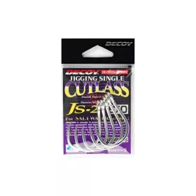   Decoy JS-2 Jigging Single Cutlass N #7/0 Jednoháček s očkem a protihrotem na dravce 2ks