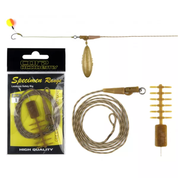 Carp Academy Návazec s olověným jádrem a bezpečnostní sponou 95cm 35lbs (359061)