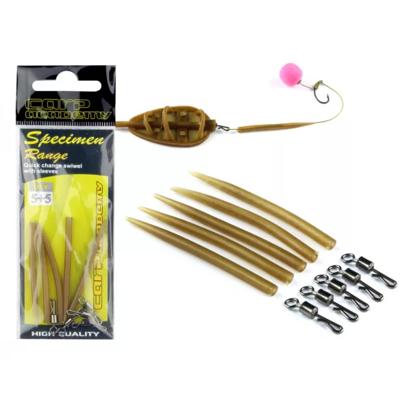 Carp Academy Rychlospojka se silikonovou trubičkou XL 5+5ks