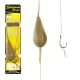 Carp Academy Boilie montáž kompletní Černá 4 1ks/balení S očkem S protihrotem Boilie háček