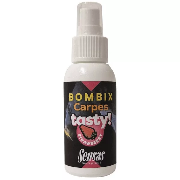 Sensas Bombix Carp Tasty Strawberry Jahodový Sprej 75ml