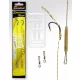 Carp Academy Basic Super Rig Černá 4 2ks/balení Háček na boilies s očkem a protihrotem
