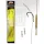 Carp Academy Basic Super Rig Teflon Černá 2 2ks/balení S očkem S protihrotem Boilie háček