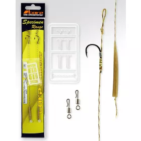  Carp Academy Basic Special Rig Teflon Černá 2 2ks/balení Háček na boilies s očkem a protihrotem