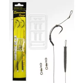   Carp Academy Blow Back Rig Černá 4 2ks/balení S očkem S protihrotem Boilie háček