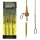 Carp Academy Předvázaná Leadcore Montáž s Olověnou Sponou Run Rig 3ks