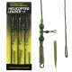 Carp Academy Kompletní koncová montáž na olověné šňůře s rychlospojkou a olověnou sponou 75cm 35lb 3ks