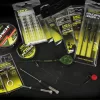 Carp Academy Kompletní koncová montáž na olověné šňůře s rychlospojkou a olověnou sponou 75cm 35lb 3ks