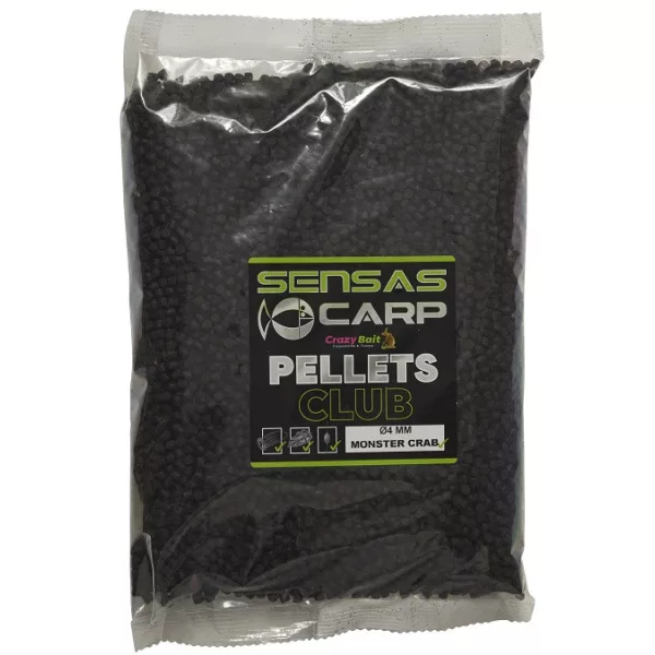 Sensas Monster Crab Club Pelety 4mm Krmné pelety 10kg