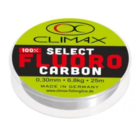   Climax Select Fluorocarbon 25m 0,24mm 4,7kg Fluorocarbon Návazcový vlasec