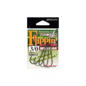   Decoy Worm 144 Flippin Straight #4/0 Jednoháček s očkem a protihrotem na dravce 4ks