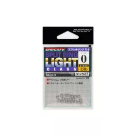   Decoy R-4 Light Class Silver 00 12lb Split Ring Kroužek 20ks