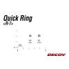 Decoy R-7 Quick Ring 0 8lb Dělený kroužek 15ks