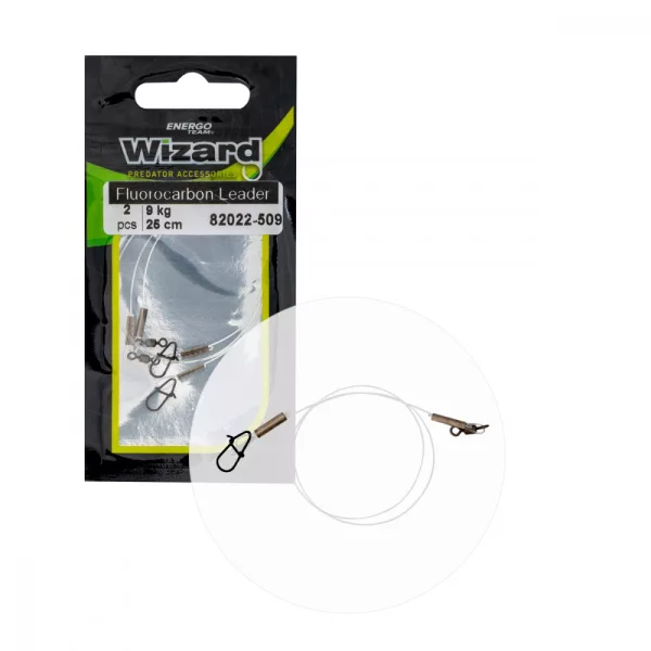 Wizard Složený Fluorocarbonový návazec Neo 15Kg 25Cm 2Ks/Bal
