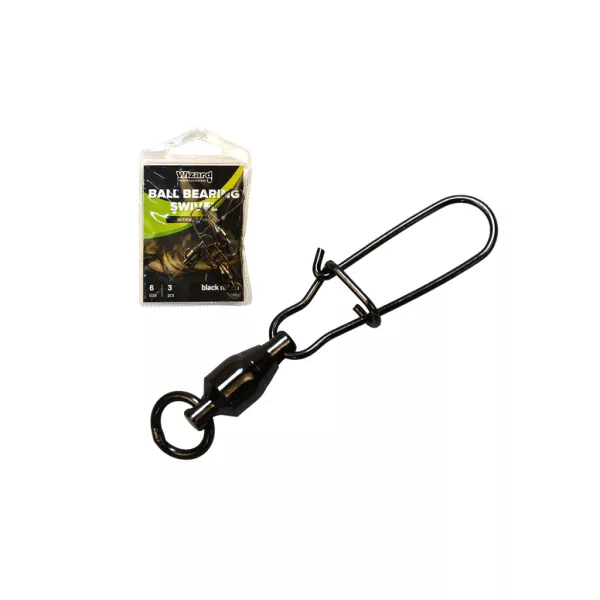 Wizard Ball Bearing Swivel With Nice Snap 8 Obratlík s Karabinkou 2ks