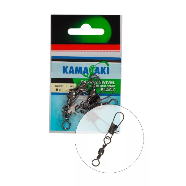 Kamasaki Balené obratlíky s karabinkou 1/0 5ks/bal
