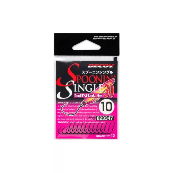 Decoy 30 Spoonin Single #12 Očko S protihrotem Jednoháček pro dravce 12ks