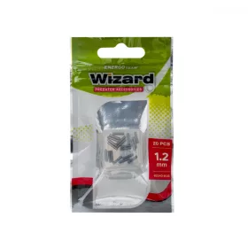  WIZARD TRUBIČKA NA UPEVNĚNÍ DRÁTĚNÉHO NÁVAZCE 1.2X1.6X8MM 20KS/BAL LESKLÁ ČERNÁ - Krimpovací trubička