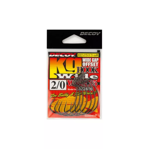 Decoy Worm 25 KG Wide 1 Offset Háček 8ks