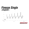 Decoy 32 Finesse Single #12 Očko S protihrotem Jednoháček pro dravce 10ks