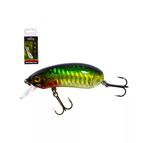 Wizard Bandit Rattle Crank Pomalu potápivý GC 5,5cm 10gr Wobler