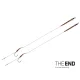 Delphin THE END Boilie rig vázaný háček / 2ks 20cm/25lbs/#2