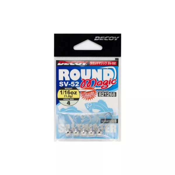 Decoy SV-52 Round Magic #3 3,5gr Jig Hlava 4ks