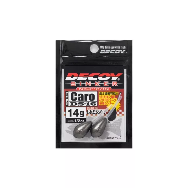 Decoy DS-16 Sinker Type Caro 14gr Olovo 2ks