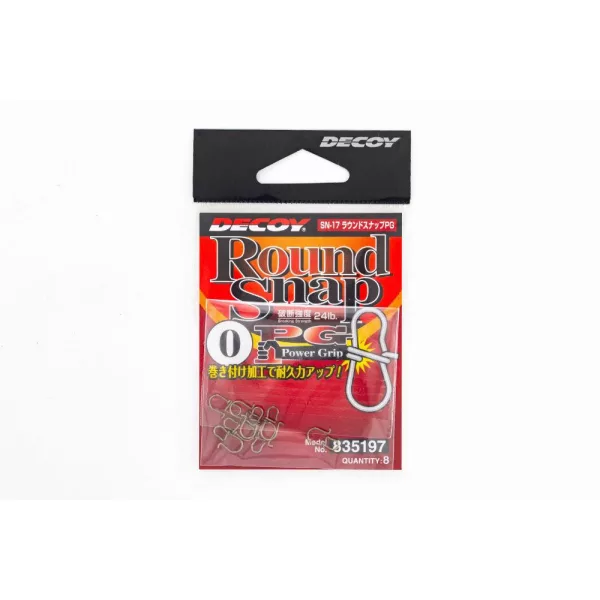 Decoy SN-17 Round Snap PG Power Grip #00 22lb Karabina 8ks