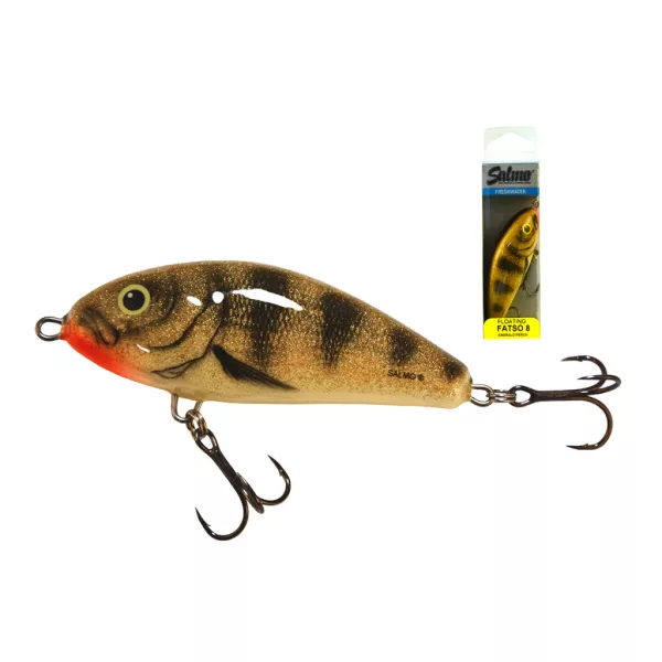 Salmo Fatso Fbf Spottedemp 8cm 21gr Wobler
