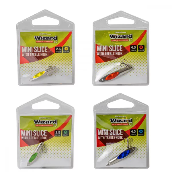 Wizard Mini Slice Třpytka S Žlutá S - 2,5gr