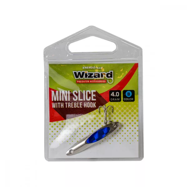 Wizard Mini Slice Třpytka Modrá - 4gr