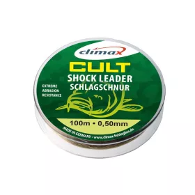   Climax Cult Carp Shock Leader 100m 0,50mm 35lb 15,5kg Maskovací Monofilní návazcová šňůra