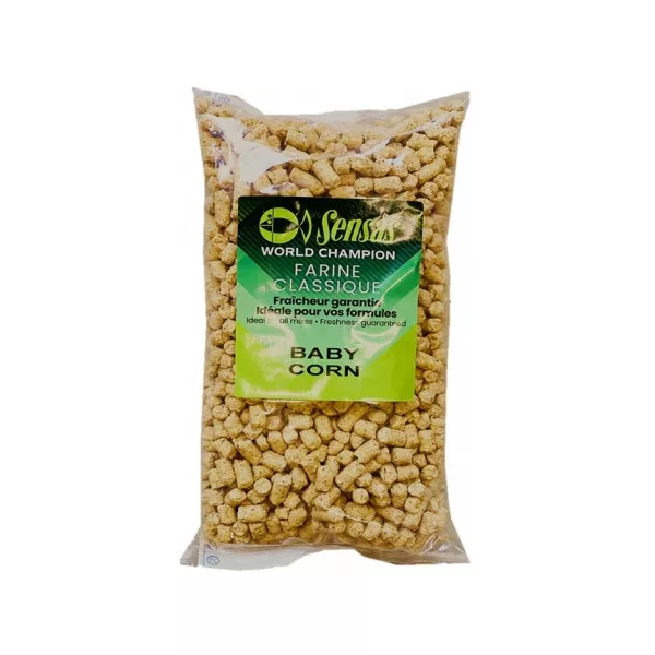 Sensas Baby Corn Lisované kukuřičné pelety 1kg