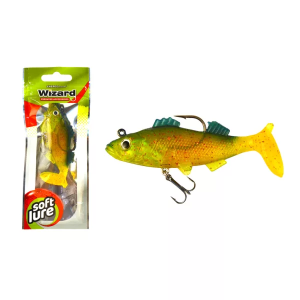 Wizard Swimbait Perch 7,62cm Yellowholo Gumová ryba