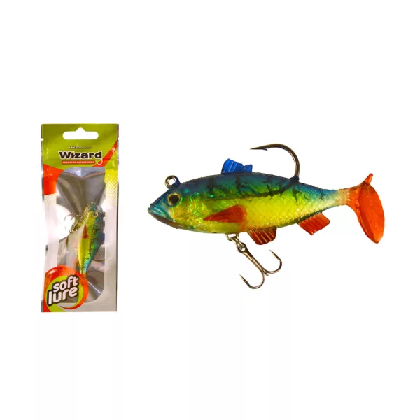 Wizard Swimbait Okoun 7,62cm Firetiger Holo Gumová nástraha