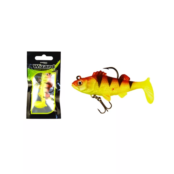 Wizard Swimbait Okoun 7,62cm Yellow-Redtiger Gumová nástraha