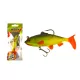 Wizard Swimbait Okoun 10,16cm Green Yellow Gumová nástraha