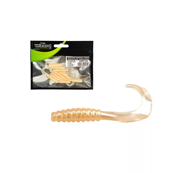 Wizard Harpex Twist Evo Peach 4cm Twister 10ks