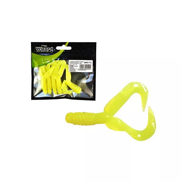Wizard Harpex Twist Double Lime 7cm Twister 5ks