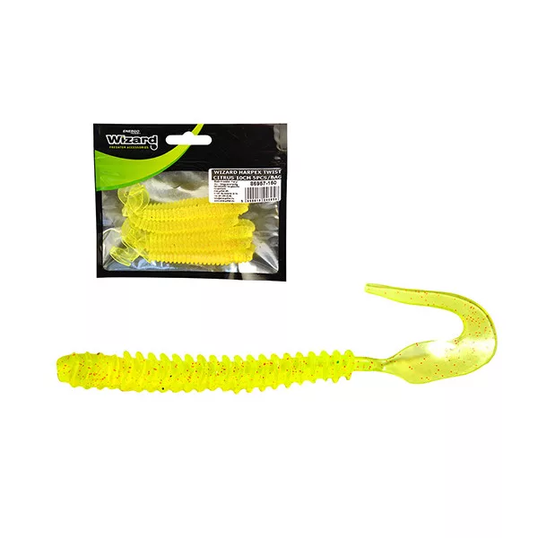 Wizard Harpex Twist Long Citrus 10cm Twister 5ks