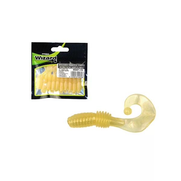 Wizard Harpex Twist Extra Ecru 5cm Twister 10ks